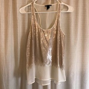H&M sequin tank top